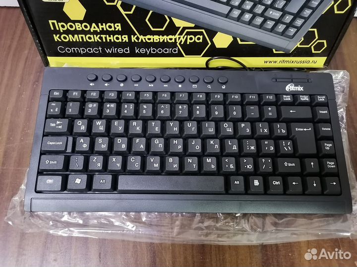 Клавиатура проводная Ritmix RKB-104
