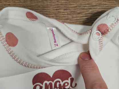 Набор бодиков с длинным рукавом на девочку 68, Волгоград