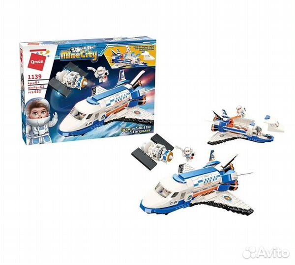 Конструктор Космический шаттл, 532 дет, 111955