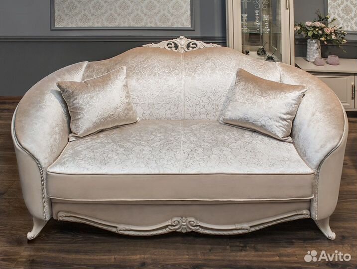 Диван 2х местный Мокко цвет бежевый