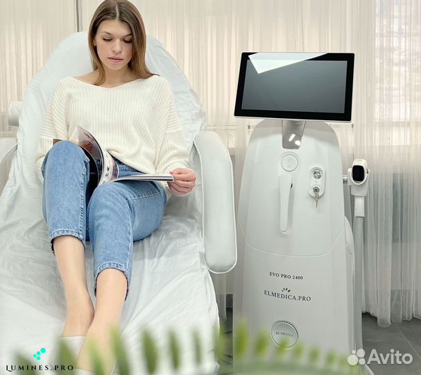 Диодный лазер для эпиляции lumines Макс’Про 2000 Вт
