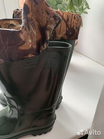 Сапоги резиновые рыболовные