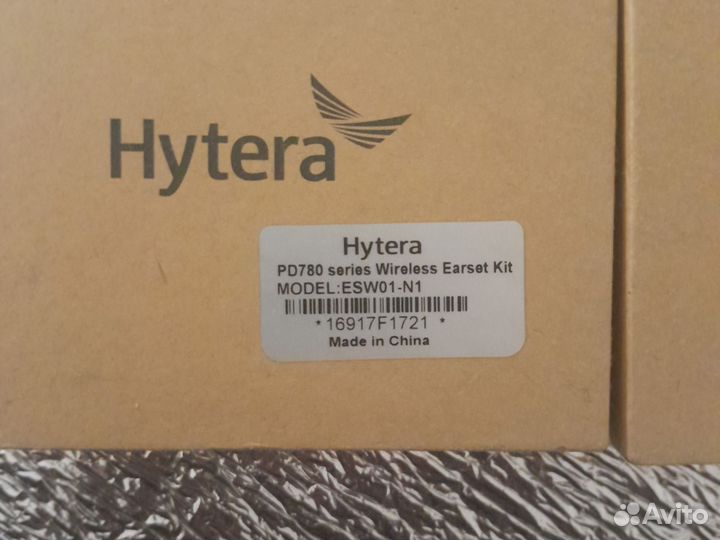 Беспроводные наушники рация Hytera