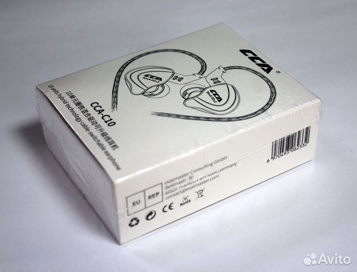 Наушники CCA C10 black