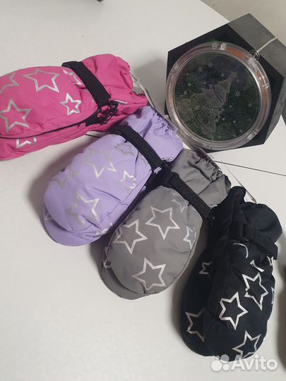 Варежки краги зимние детские