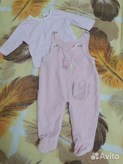Детские вещи пакетом для девочки от 0-3 месяцев