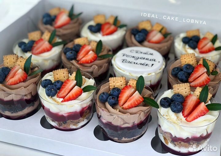 Трайфлы или же торт в стакане