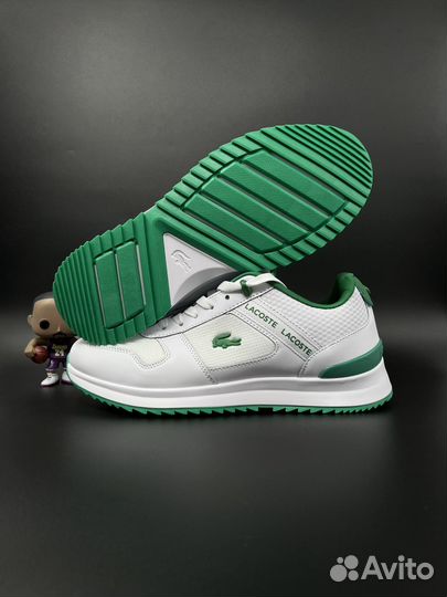 Кроссовки Lacoste Partner White/Green зеленые