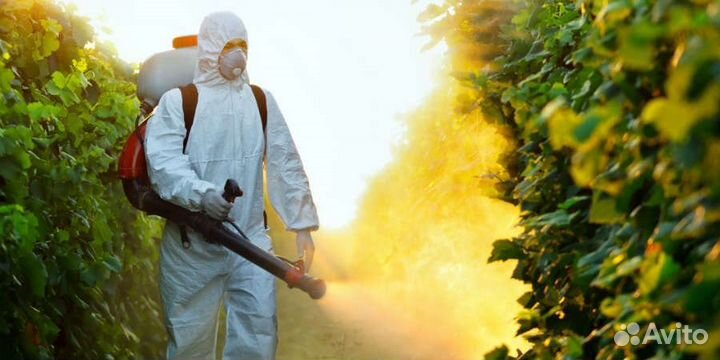Обработка от комаров клещей вредителей сорняков
