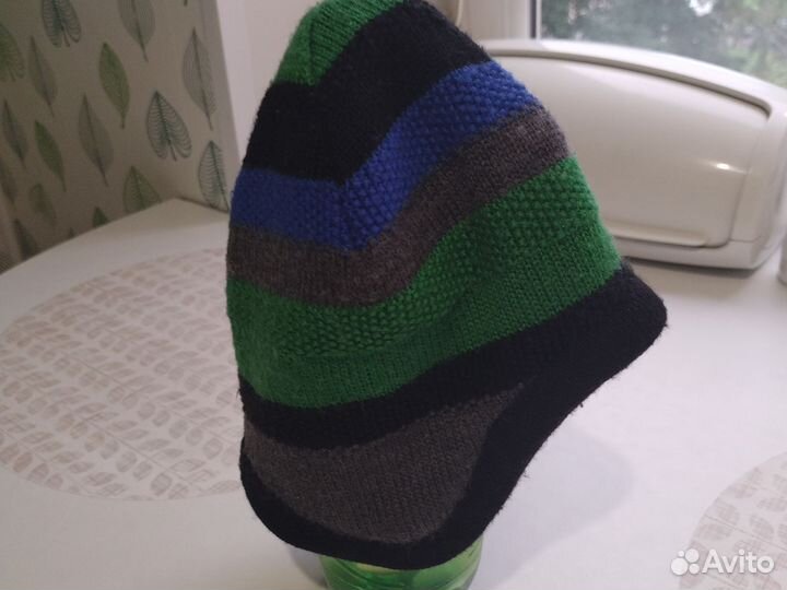 Шапка для мальчика 52размер подкладка флис