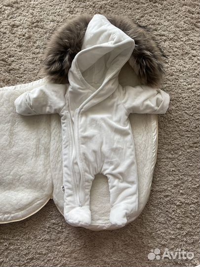 Зимний конверт на выписку