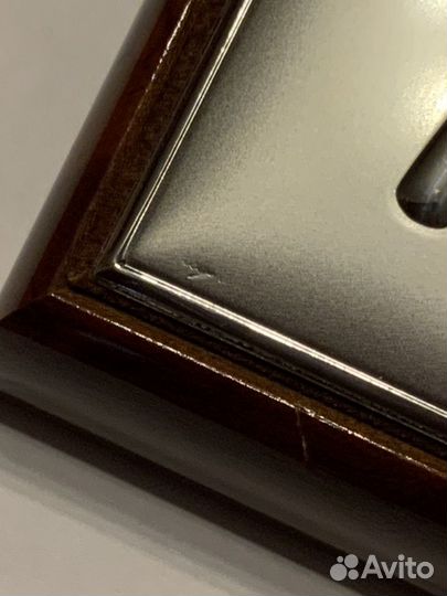 Шкатулка. Орех. Серебро