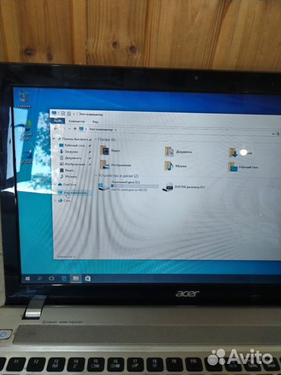 Ноутбук Acer core i5/500gb