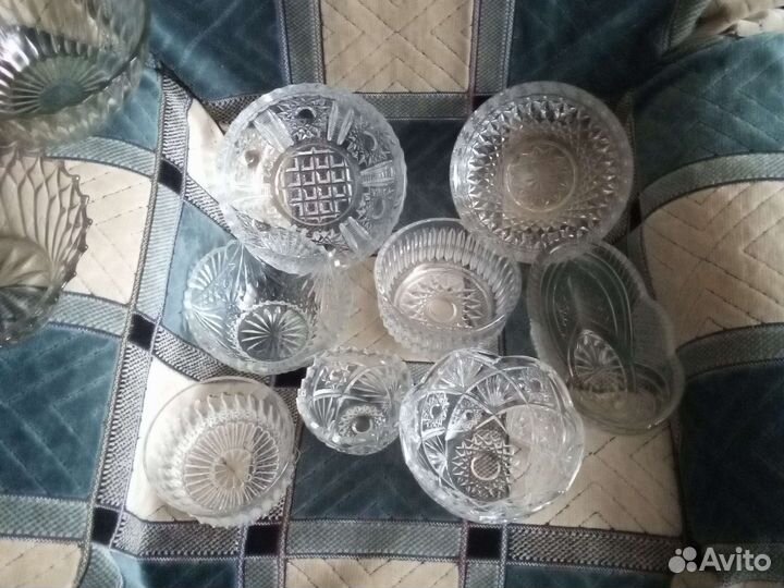 Салатники,конфетницы хрустальные