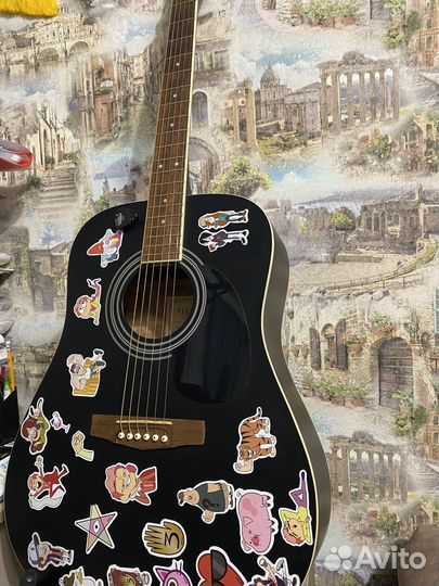 Акустическая гитара parkwood w81e BKS