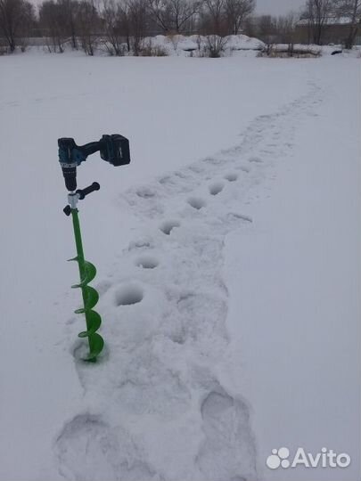 Шуруповерт Ледобур Heimerdinger + шнек Тонар 180R