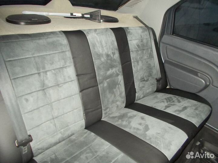 Чехлы из алькантары на Renault Logan 1 Автопилот