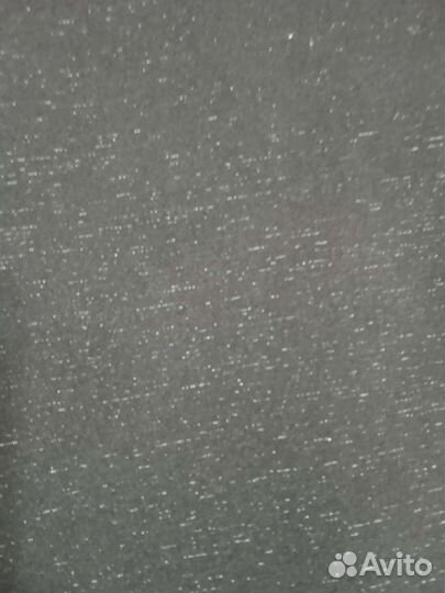 Отрез чёрной итальянской шерсти с блеском