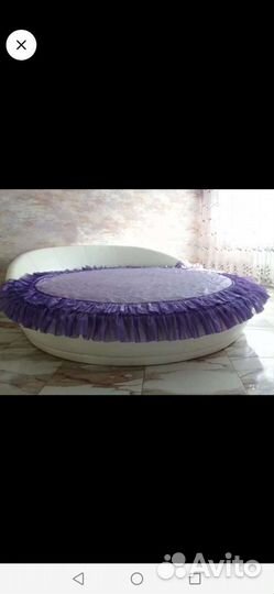 Покрывало на круглую кровать