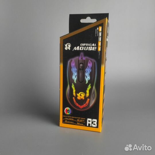 Проводная Игровая мышь с подсветкой