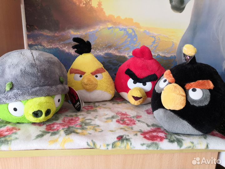 Angry Birds игрушки мягкие