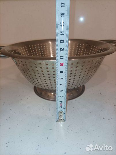 Дуршлаг нержавейка + кружка сито