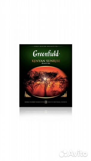 Чай гринфилд черный 100п
