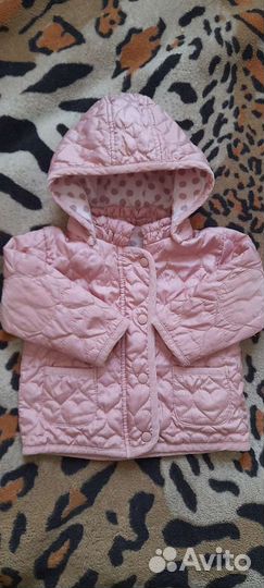 Куртка весенняя для девочки 9-12 месяцев