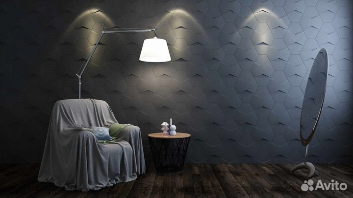Гипсовая 3D панель 