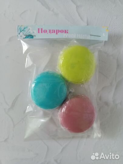 Мыло ручной работы набор макаронс