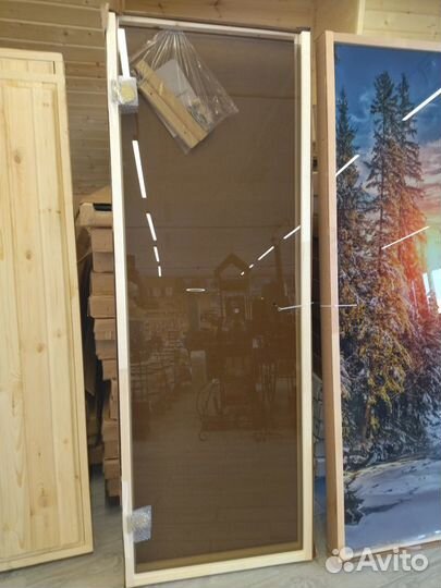 Двери для бани и сауны стеклянные