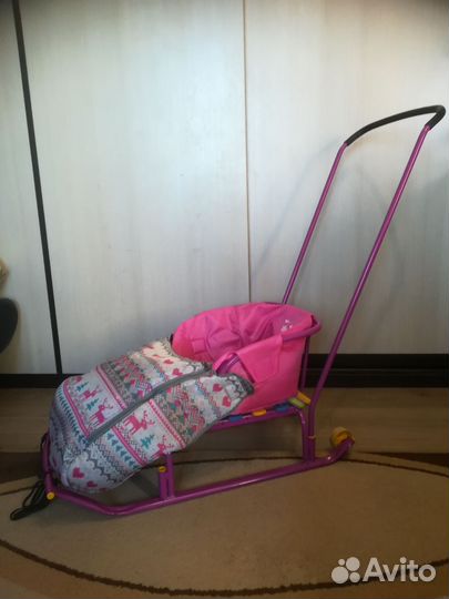 Санки коляска детские трансформер