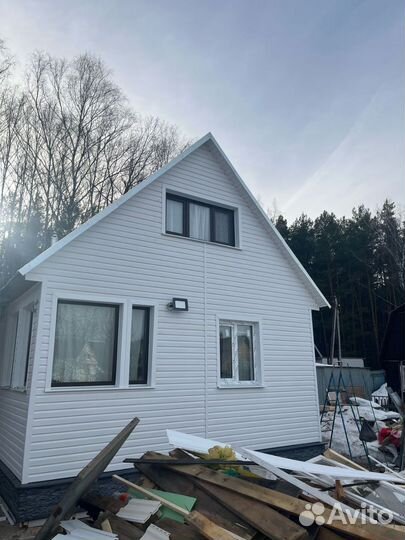 Обшивка домов сайдингом и панелями утепление