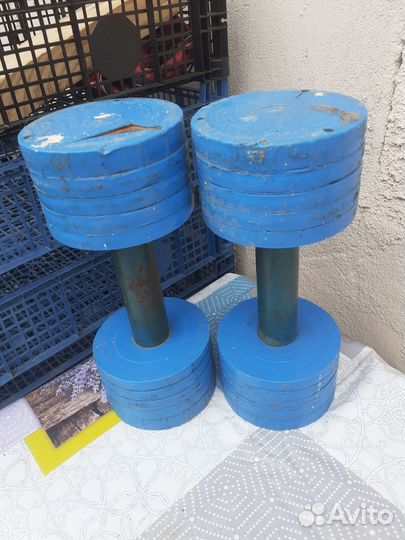 Гантели разборные бу