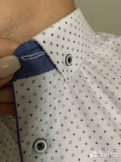 Рубашка белая truvor 158-164