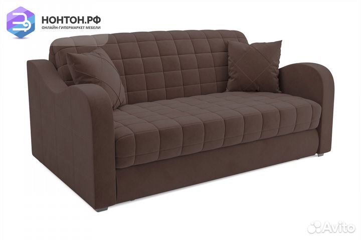 Диван аккордеон Барон №4 коричневый