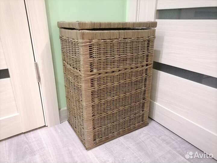 Корзина для белья из эко лозы