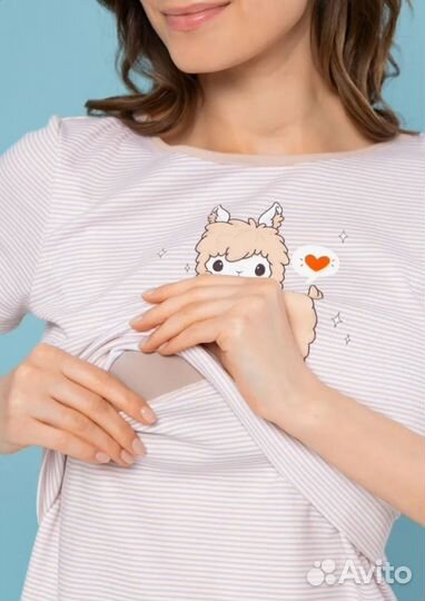 Сорочка для беременных и кормящих 42