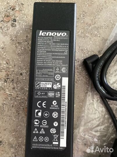 Блок питания для ноутбука lenovo