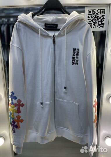 Chrome hearts зип худи