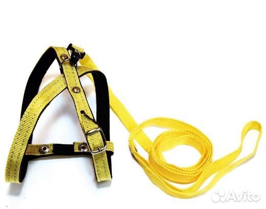 Томикс Комплект для кошек поводок+шлейка капрон, ф