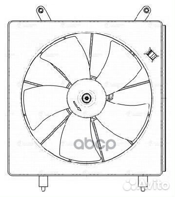 Э/вентилятор охл. для а/м Honda CR-V II (02) 2