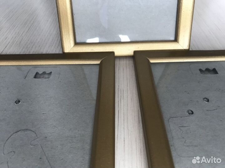 Фоторамка 6 шт 10 х 15 Натуральное дерево / Стекло