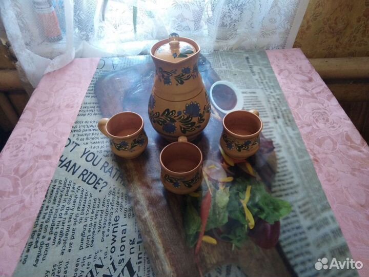 Керамический набор Кувшин и кружки