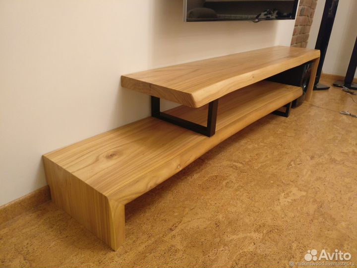 Консоль под тв из слэба