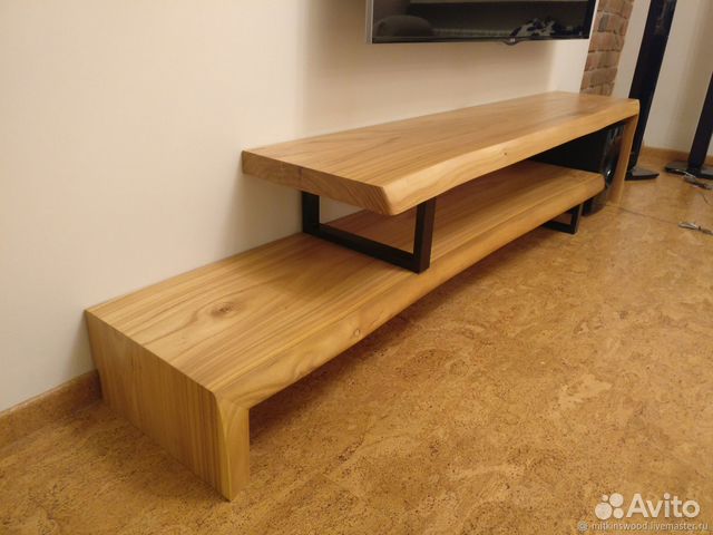 Консоль под тв из слэба