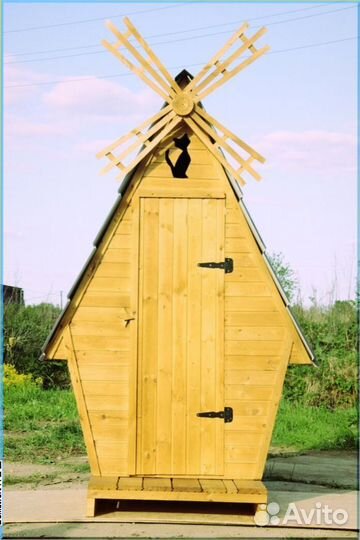 Уличный туалет с установкой ухф 197
