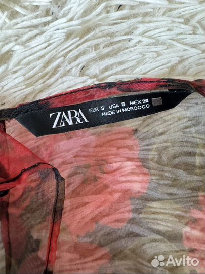 Шикарная блуза из органзы Zara