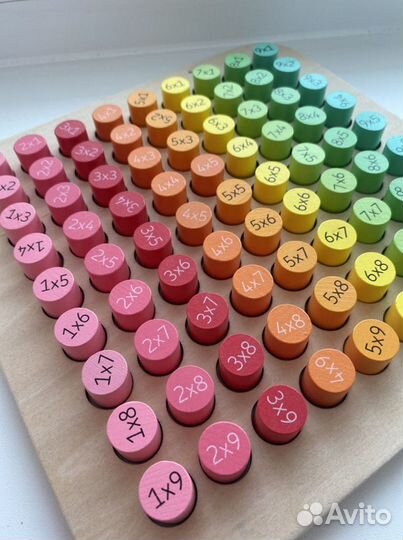 Таблица умножения (дерево); Магнитная азбука;