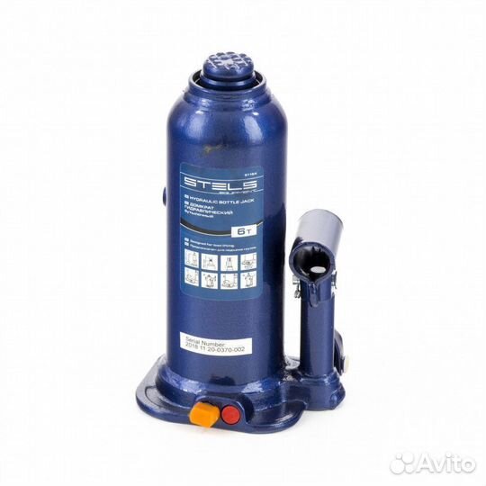 Домкрат Stels бутылочный, 6 т, 207-404 мм